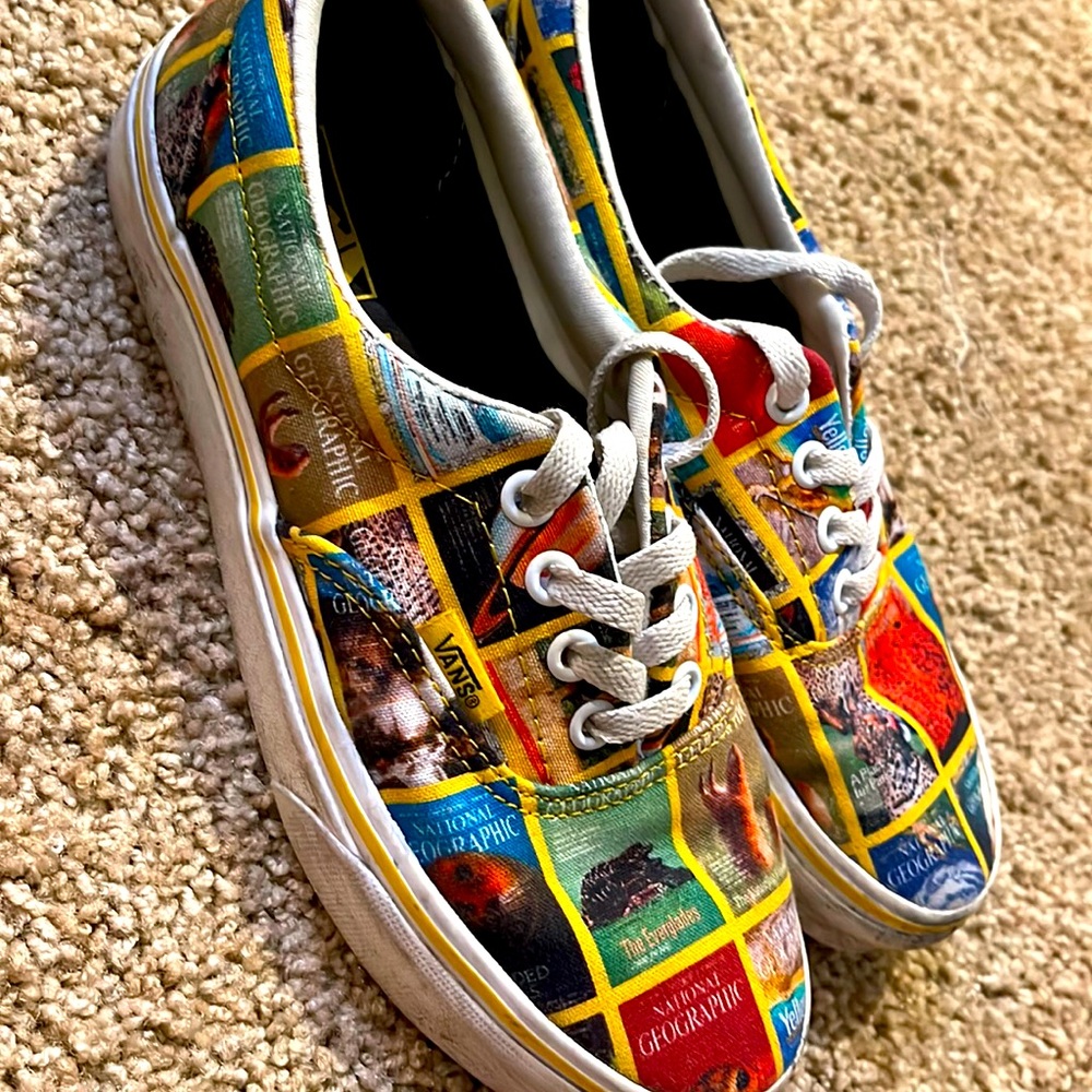 National Geographic vans limited edition rare